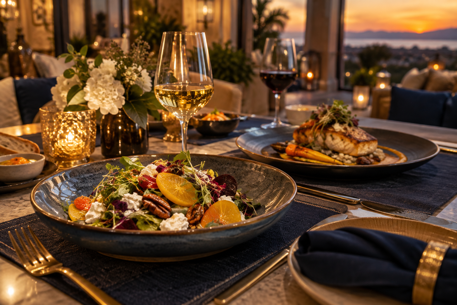 Illustrative preview: Community dining offers