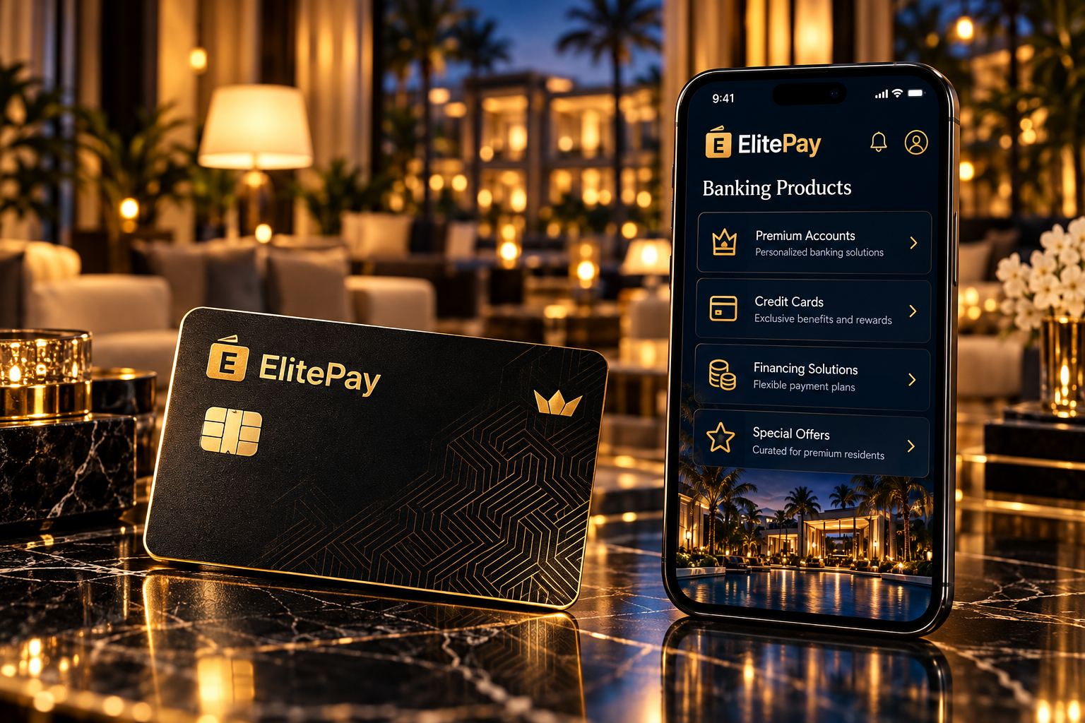 Illustrative preview: Partner banking product discovery